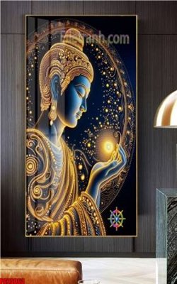 File gốc File tranh phật giáo 5D PG20063 (in ấn) màu sắc trung thực