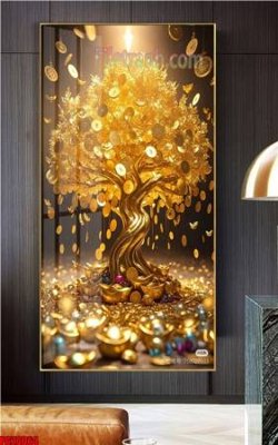 Download file gốc File tranh phật giáo 5D PG20064 (in lụa) tranh 3D