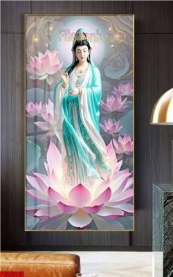 File gốc File tranh phật giáo 5D PG20083 (ảnh chi tiết) để in lụa