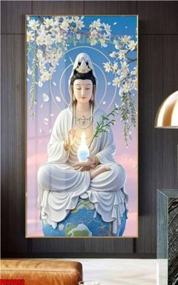 File gốc File tranh phật giáo 5D PG20092 (trang trí) phòng ngủ