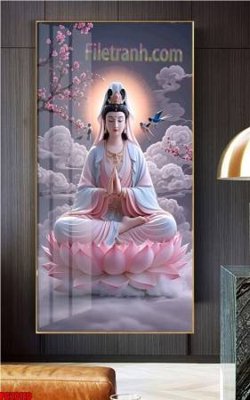 File tranh ảnh gốc File tranh phật giáo 5D PG20110 dùng cho in khổ lớn