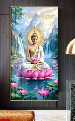 File gốc File tranh phật giáo 5D PG20122 (cho in 3D) độc đáo