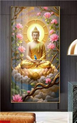 File ảnh File tranh phật giáo 5D PG20123 (gốc) dùng in Pano