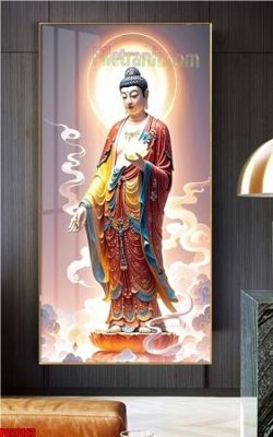 File tranh File tranh phật giáo 5D PG20142 (gốc) in trên kính