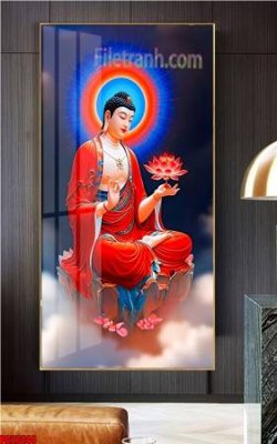 File tranh File tranh phật giáo 5D PG20144 (bản gốc) treo quán cafe