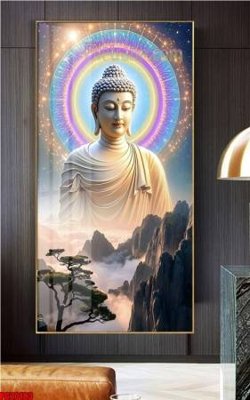 File gốc File tranh phật giáo 5D PG20183 (trang trí) phòng làm việc