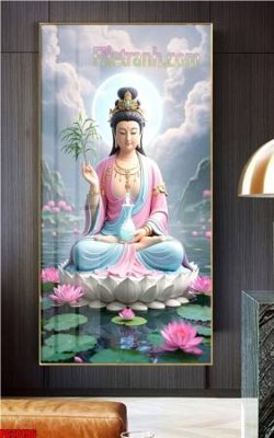File tranh File tranh phật giáo 5D PG20196 (gốc) in trên kính