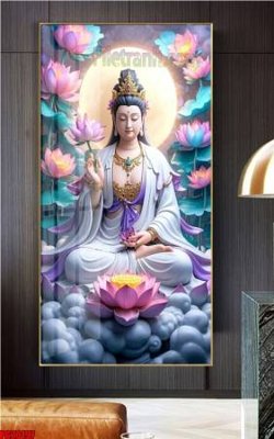 File tranh File tranh phật giáo 5D PG20197 (bản gốc) treo quán cafe