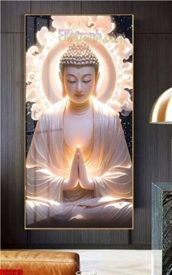 File gốc File tranh phật giáo 5D PG20219 (AI/EPS) cho in ấn