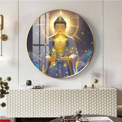 Tải file File tranh tròn phật giáo 5D PG20258 (ảnh gốc) in tráng gương