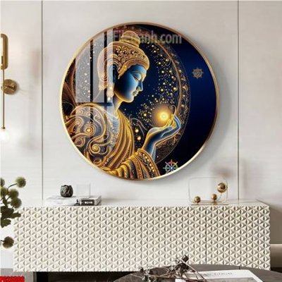 File PSD File tranh tròn phật giáo 5D PG20306 (nguyên bản) cho thiết kế