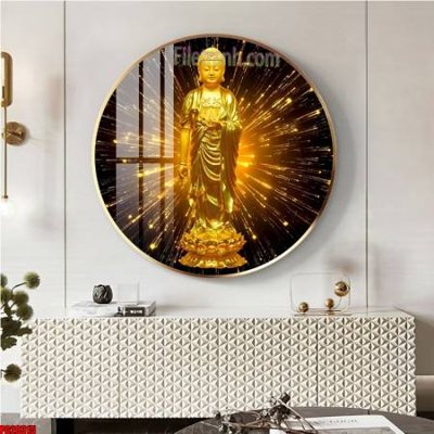 File gốc File tranh tròn phật giáo 5D PG20315 (phong cách) châu Âu