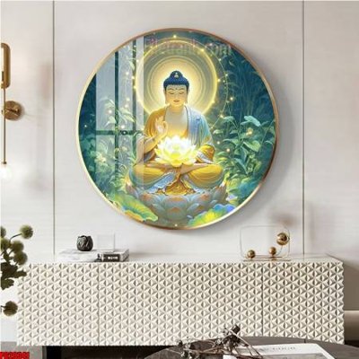 File ảnh File tranh tròn phật giáo 5D PG20341 (gốc) in backdrop sự kiện