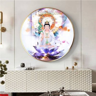 File gốc File tranh tròn phật giáo 5D PG20350 (in mica) làm quà tặng