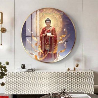 File tranh gốc File tranh tròn phật giáo 5D PG20359 (bản quyền) độc đáo