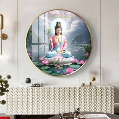 File ảnh gốc File tranh tròn phật giáo 5D PG20439 (chuyên in mica)