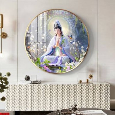 Tải file File tranh tròn phật giáo 5D PG20473 (ảnh gốc) in gạch 3D