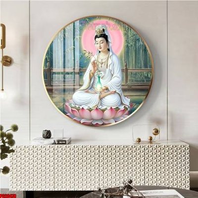 File gốc File tranh tròn phật giáo 5D PG20478 (in mica) trang trí