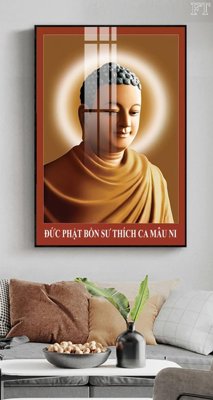 File PSD File tranh phật PG2057 (gốc) tách lớp chi tiết