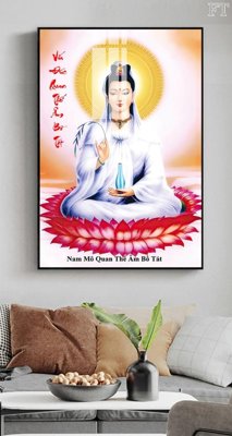 Ảnh gốc File tranh phật PG2145 (độ nét cao) in tráng gương