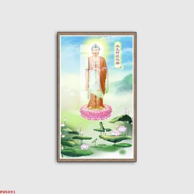 File PSD File tranh phật PG5091 (bản gốc) dễ dàng edit