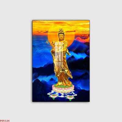 File in trần File tranh phật PG5126 (bản gốc) phong cảnh
