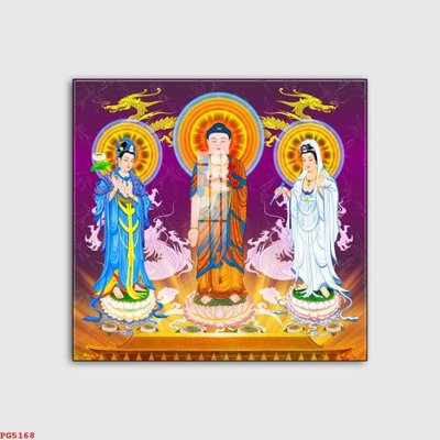File tranh File tranh phật PG5168 (bản gốc) in lụa 5D