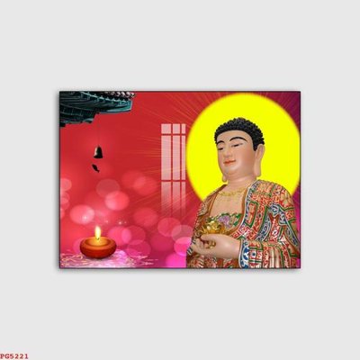 File gốc File tranh phật PG5221 (ảnh chi tiết) để in lụa