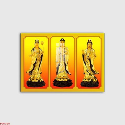 File gốc File tranh phật PG5305 (in tráng gương) sang trọng