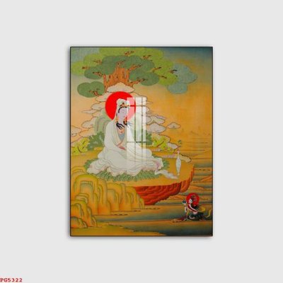 File tranh File tranh phật PG5322 (ảnh gốc) in trần xuyên sáng