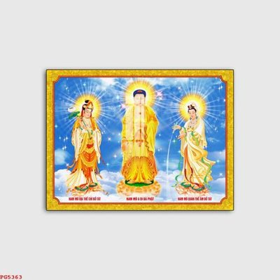 Tải file File tranh phật PG5363 (ảnh gốc) in tráng gương