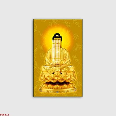 File gốc File tranh phật PG5411 (in tráng gương) ốp tường