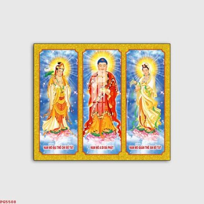 File ảnh File tranh phật PG5508 (gốc) in decal dán tường