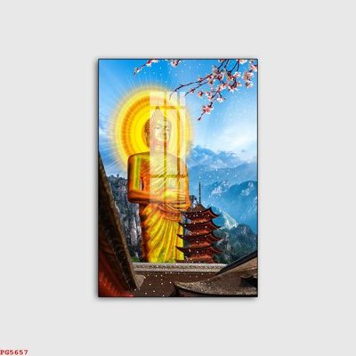 File tranh File tranh phật PG5657 (ảnh gốc) in trần xuyên sáng