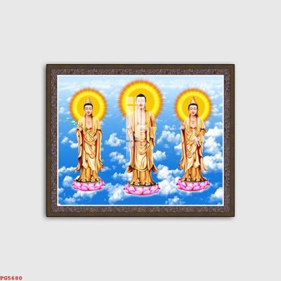 File tranh File tranh phật PG5680 (bản gốc) in lụa 5D