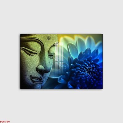 Download file gốc File tranh phật PG5750 (in lụa) hoa lá