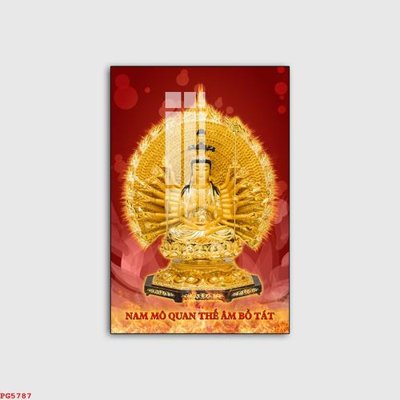 File gốc File tranh phật PG5787 (in tráng gương) sang trọng