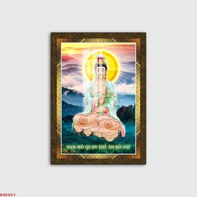 File PSD File tranh phật PG5857 (gốc) cho in quảng cáo