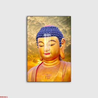 File gốc File tranh phật PG5861 (in mica) làm bảng hiệu