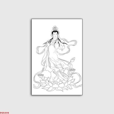 Tải file gốc File tranh phật PG5898 dùng cho in ấn