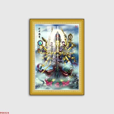 File tranh gốc PSD File tranh phật PG6024 còn nguyên layer