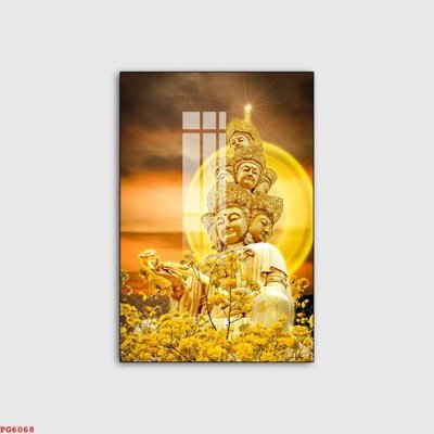 File tranh in tráng gương File tranh phật PG6068 (siêu nét)