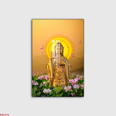 File gốc File tranh phật PG6276 (in tráng gương) sang trọng