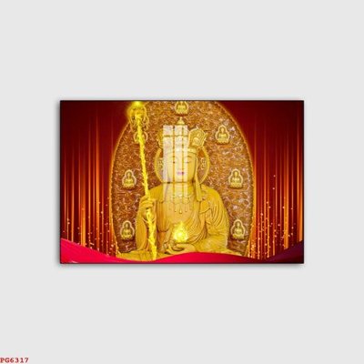 Ảnh gốc file in lụa File tranh phật PG6317 chi tiết