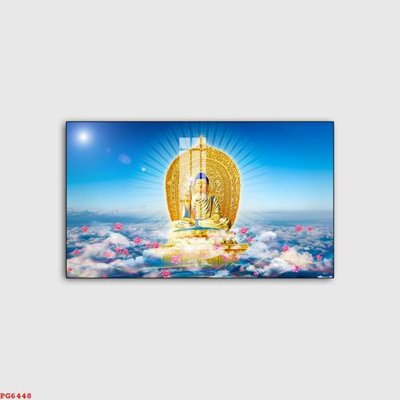 File in lụa File tranh phật PG6448 (chất lượng cao) File tranh phật PG6448