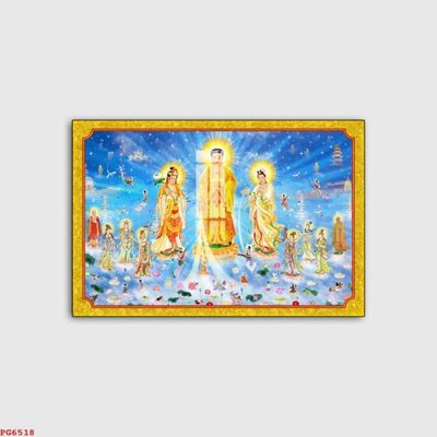 File gốc File tranh phật PG6518 (in tráng gương) nghệ thuật