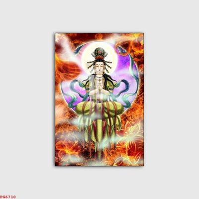File tranh File tranh phật PG6710 (bản gốc) in canvas
