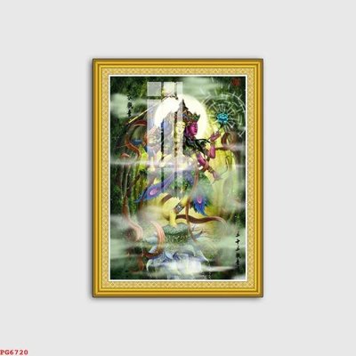 File gốc File tranh phật PG6720 (in lụa) chi tiết cao