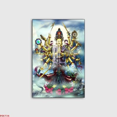 File PSD File tranh phật PG6734 (nguyên bản) cho thiết kế
