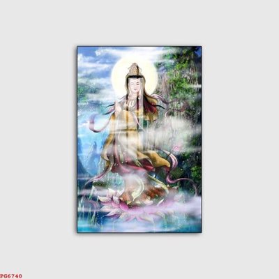 File gốc File tranh phật PG6740 (in tráng gương) sang trọng